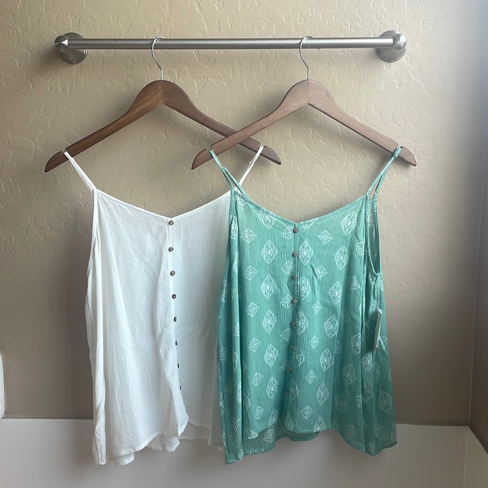Brand New SO Strappy and Flowy Tank Tops